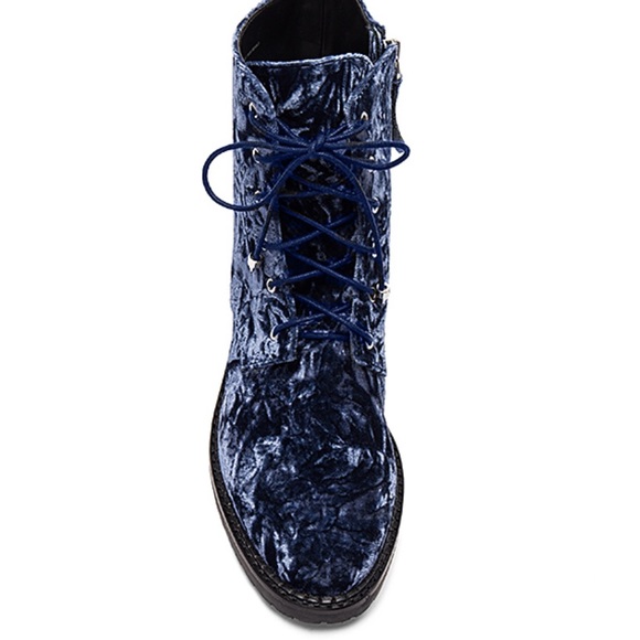 Rebecca Minkoff Gerry Boot moon crushed velvet - Picture 5 of 6